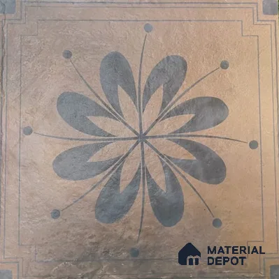 TL 05754 B Amber Highlighter 398x398 mm Matte Finish Vitrified Parking Tile -12 mm (Random Design) (Sample)